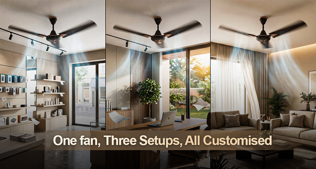 Stand Fan: One Product, Three Unique Experiences | Shop, Office, Home