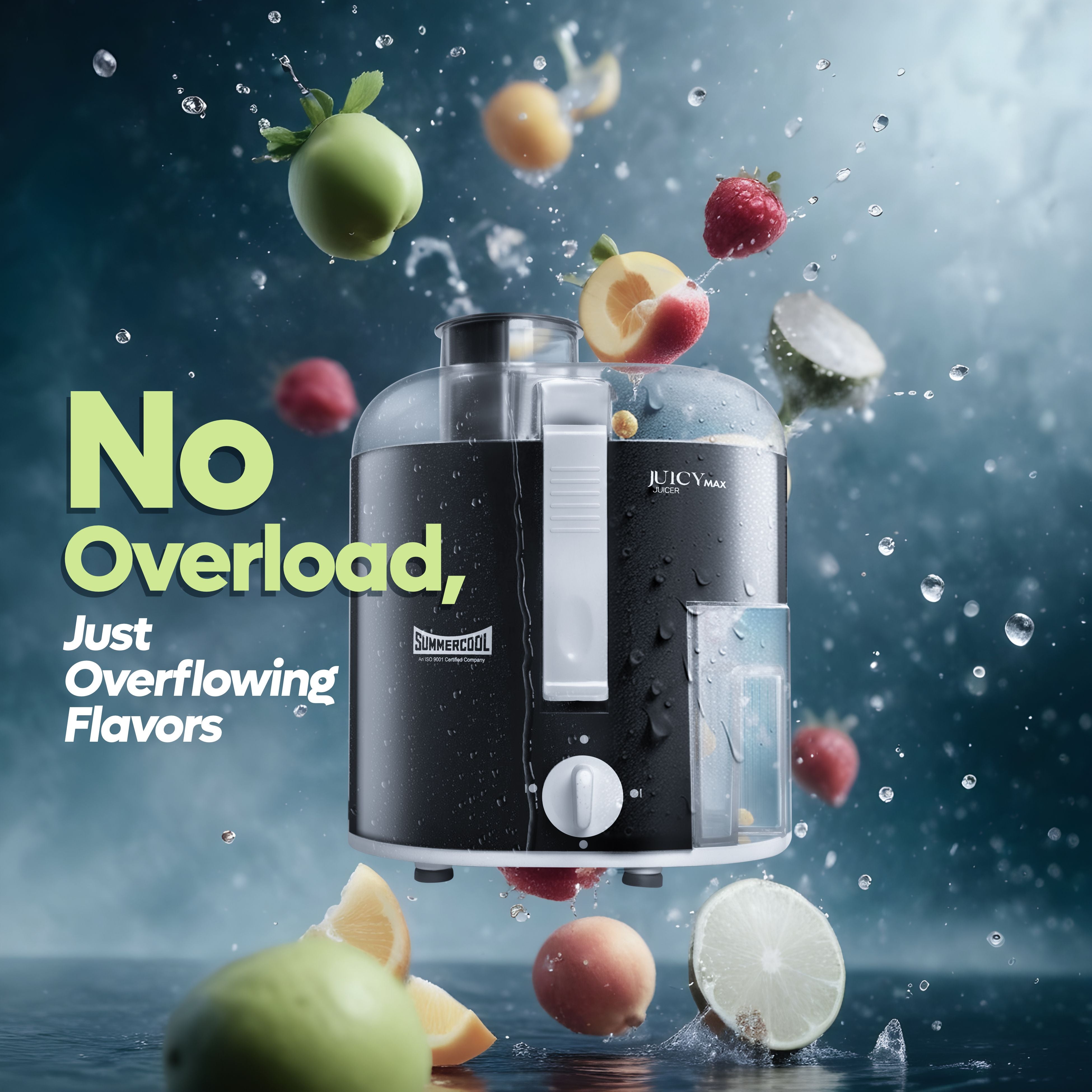 Buy Juicy Max 500 Watt Juicer Mixer Grinder | Summercool