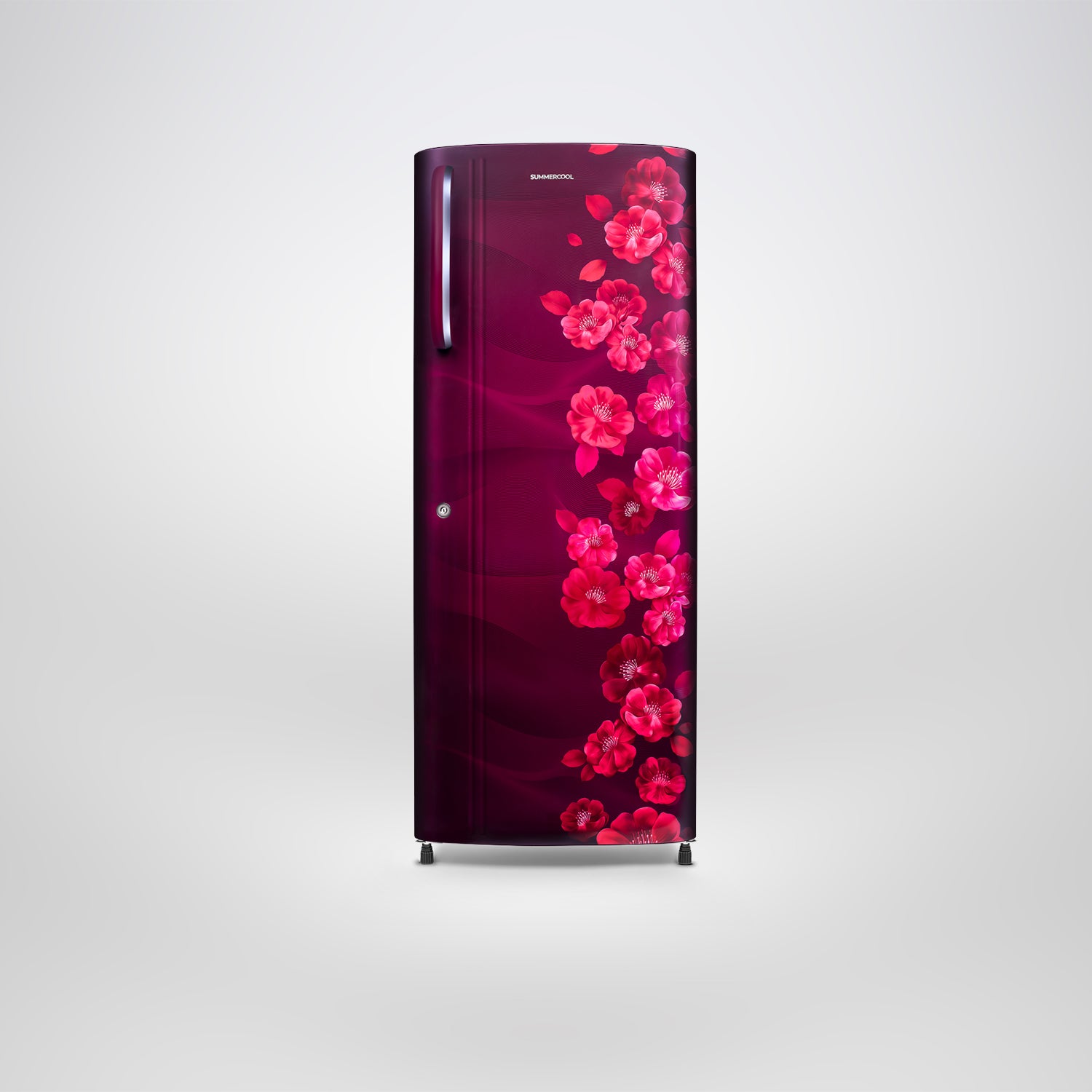 SUMMERCOOL Norway Bloom Series Single Door Refrigerator 190 Ltr