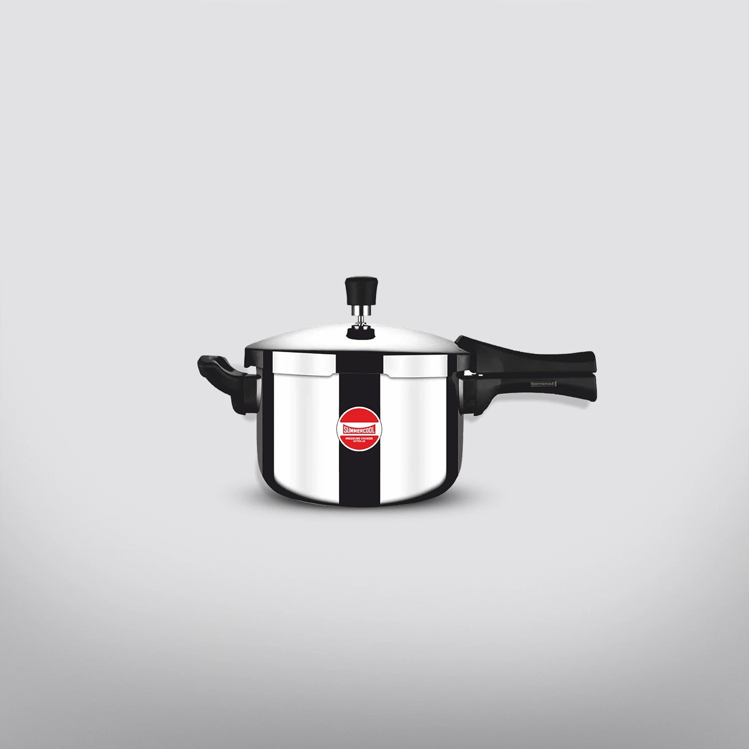 Triply Stainless Steel Pressure Cooker with Outer Lid (5 Ltr)