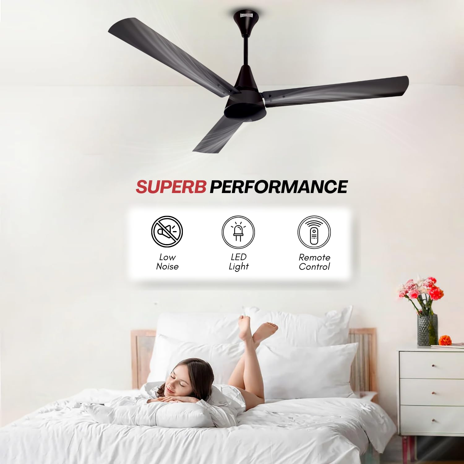 1200mm BLDC Ceiling Fan with Remote
