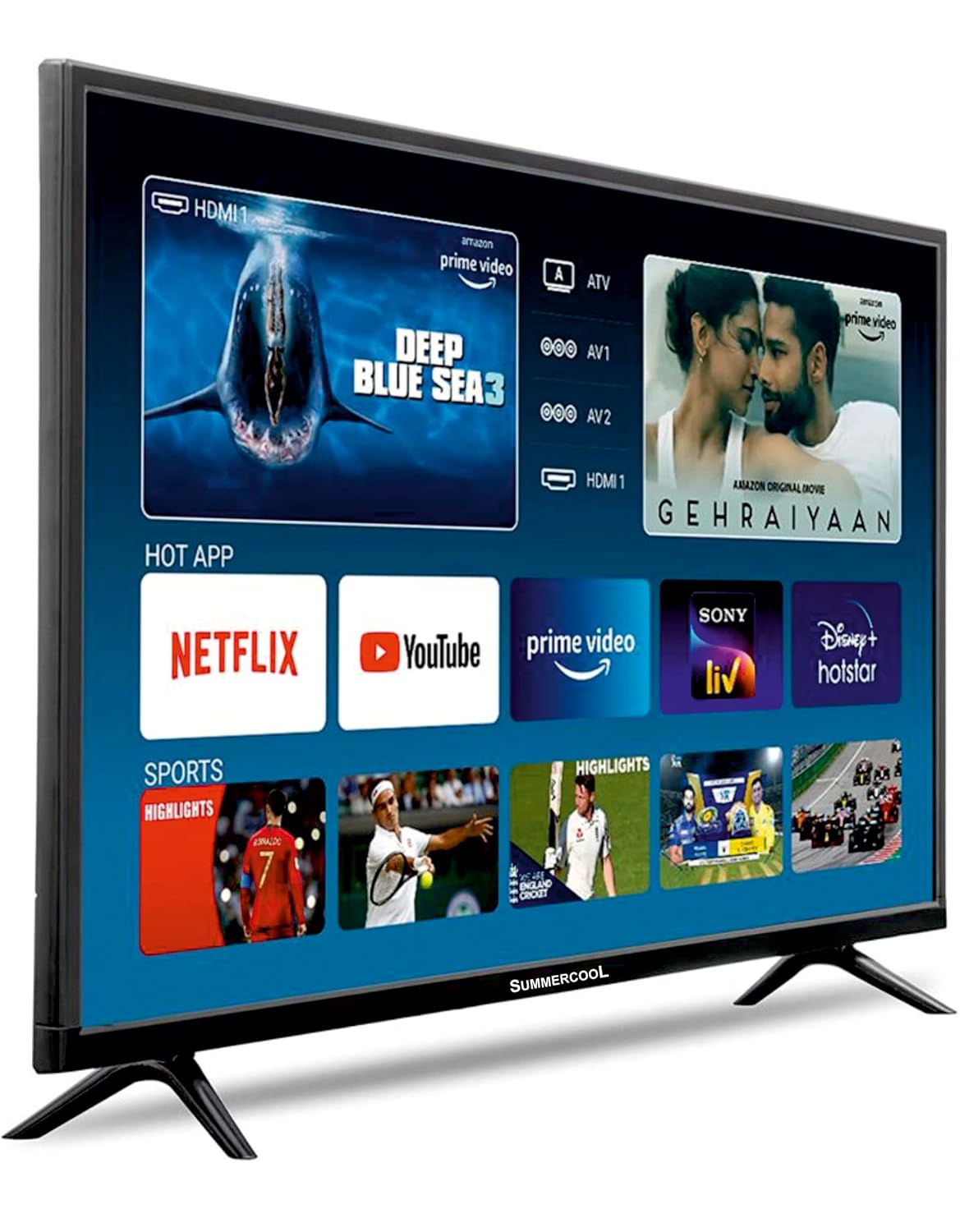 SC32SLB502B 80 cm (32 Inches) HD Ready Smart LED TV
