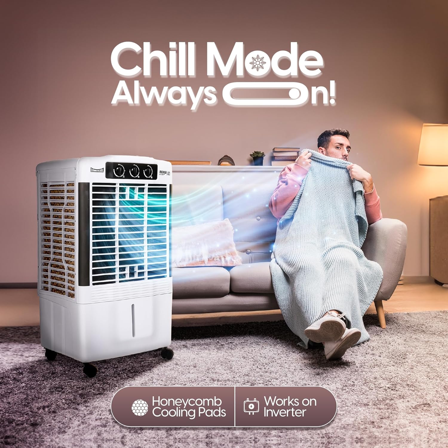 Buy Nexia 65 Ltr Desert Air Cooler | Summercool