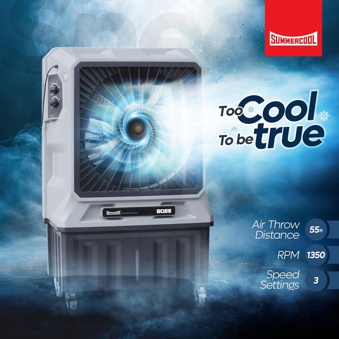 Buy Boss 130 Ltr Desert Tower Cooler 11000 CFM | Summercool