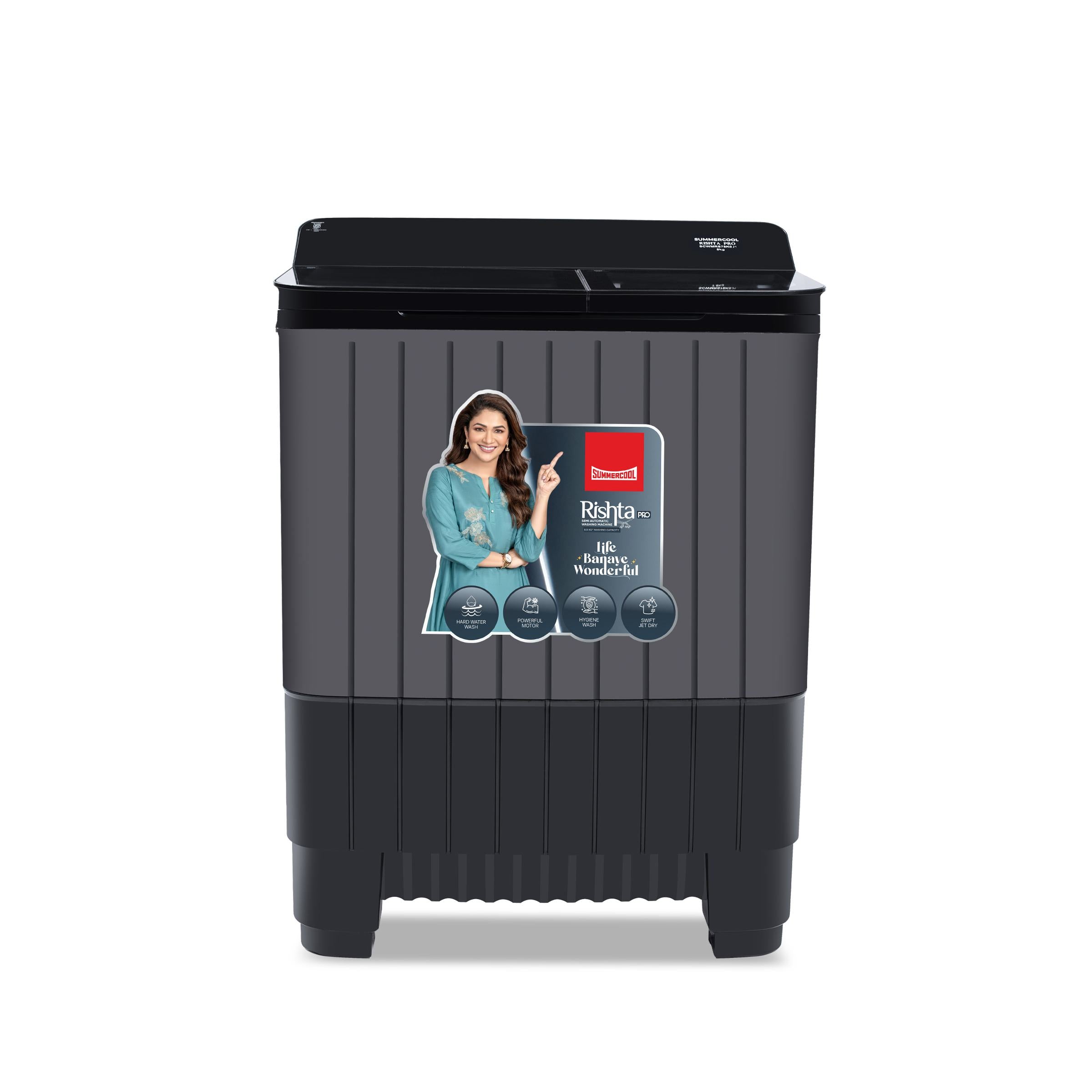 Summercool Rishta Pro  Semi Automatic Washing Machine