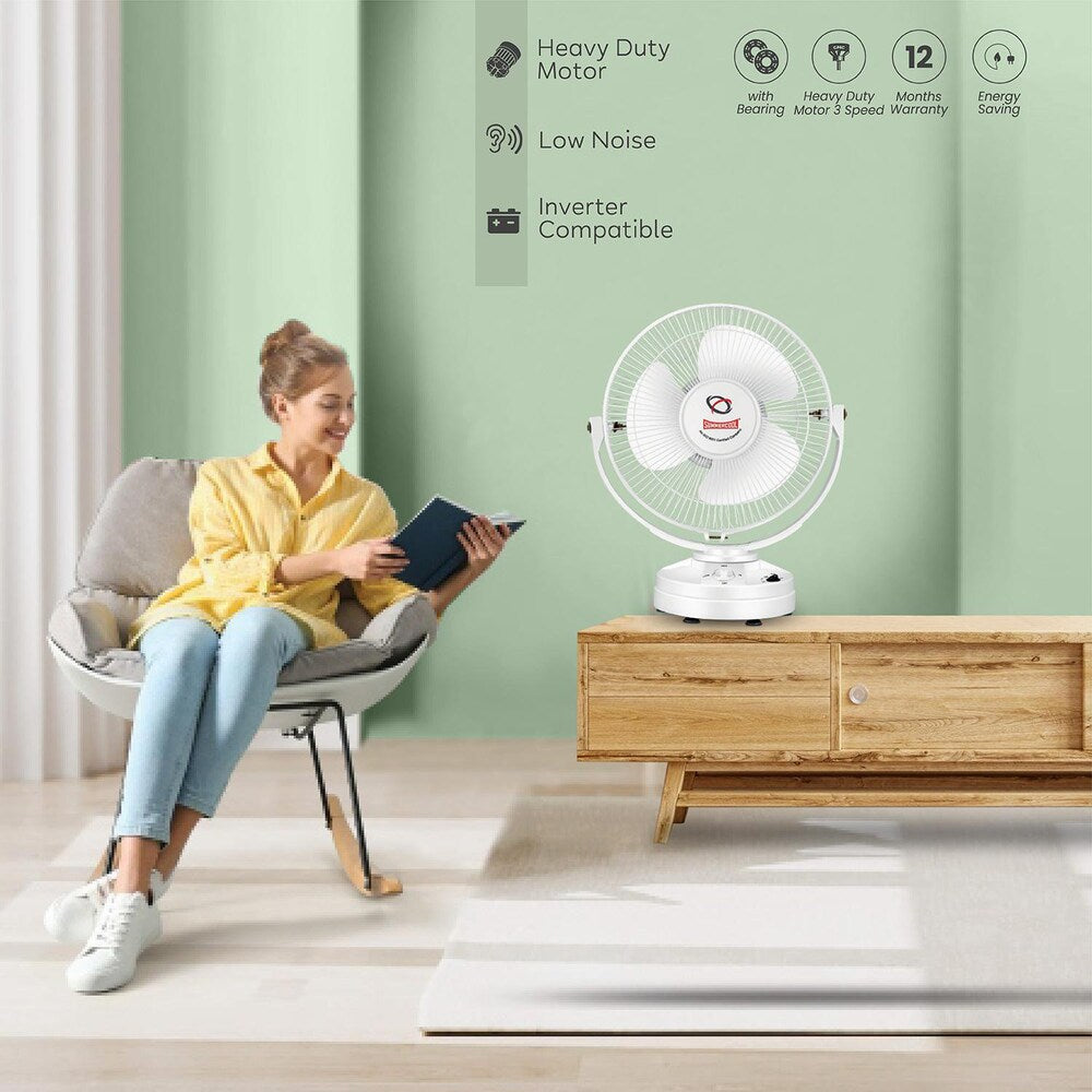 Table Fan for Home and Kitchen 300mm/12 inch Rotary